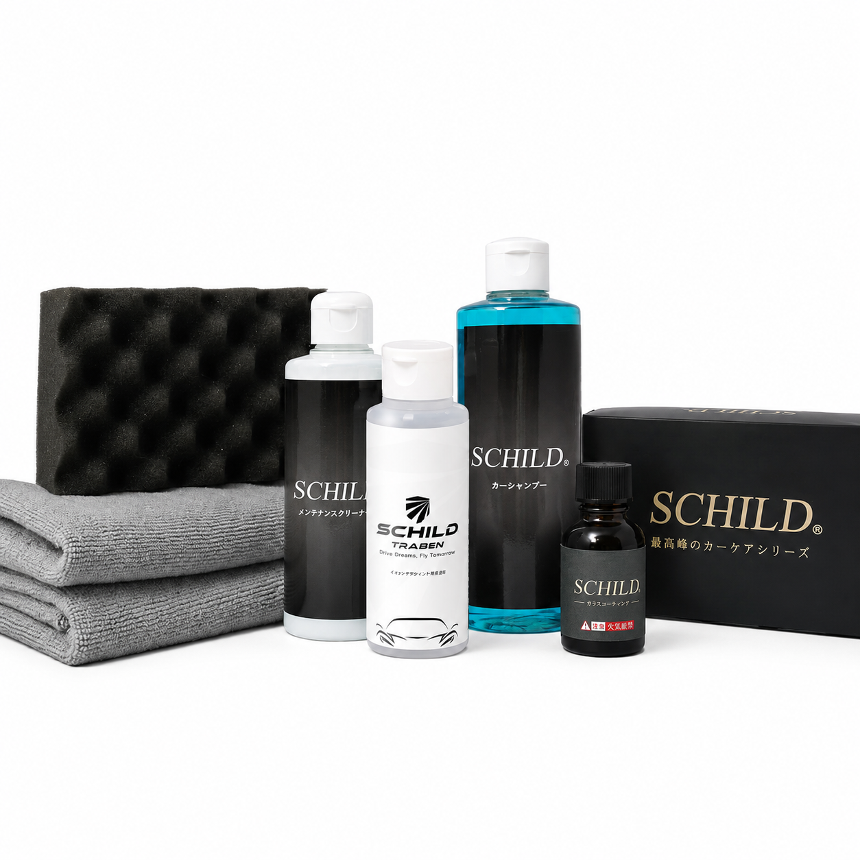 SCHILD® ガラスコーティング剤（親水or滑水）25ml 7点フルセット