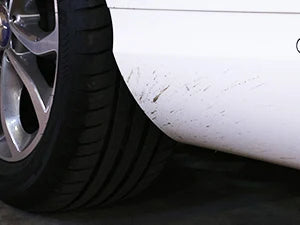 車の塗装面の様々な汚れ